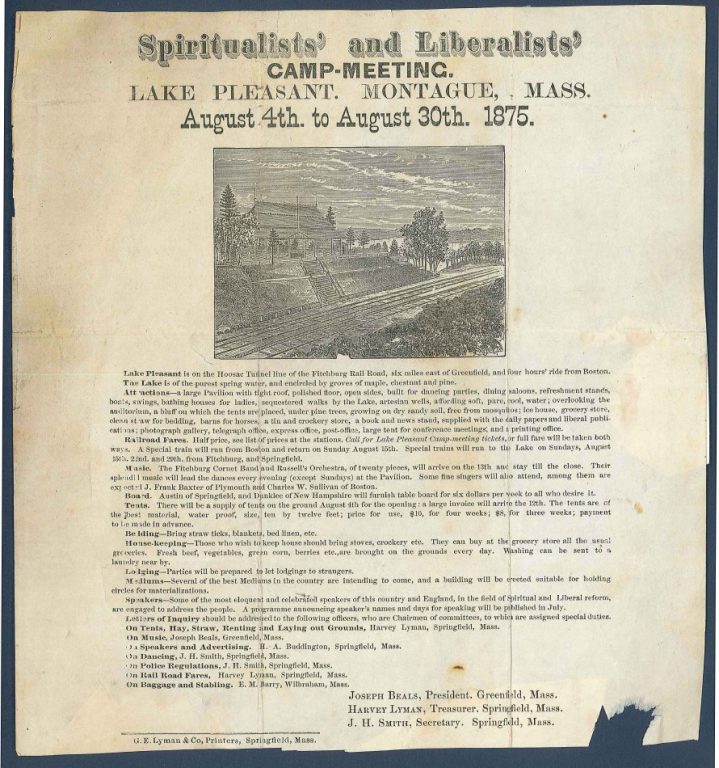 “Several of the best Mediums” Shakers, Spiritualism, and camp meetings